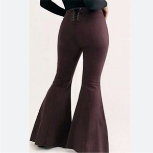 NWT free people crvy just float on flare bell bottom jeans size 26